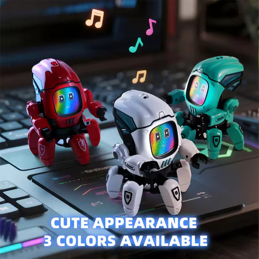 Dance Music 6 Claws Robot Octopus Spider Robots Vehicle Birthday Gift Toys for Children Kids Early Education Baby Toy Boys Girls