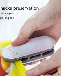 Mini Sealer Portable Heat Sealer Plastic Packaging Convenient Food Snacks Stickers And Seals