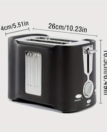 2-slice Toaster, Fast And Even Results Every Time, Wide Slots Fit Any Size Bread, Drop-down Crumb Tray, Easy To Clean