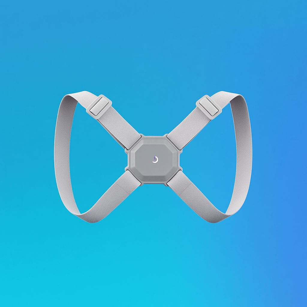 Smart Posture Trainer – Lightweight Wearable for Better Sitting & Standing Habits