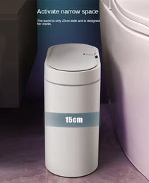 7L Trash Can Smart Sensor Trash Can Automatic Household Electronic Kitchen Trash Bin Toilet Waterproof Narrow Seam Sensor Bin
