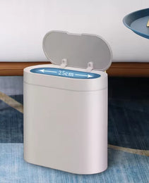 7L Trash Can Smart Sensor Trash Can Automatic Household Electronic Kitchen Trash Bin Toilet Waterproof Narrow Seam Sensor Bin