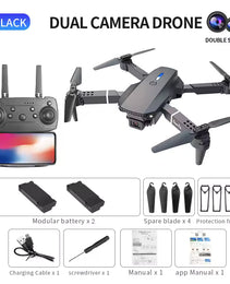 Hot E88 PRO professional drone HD camera WiFi FPV height maintain foldable remote control aerial quadcopter toy gift