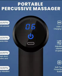 Mini Muscle Massage Gun Protable Body Massager Deep Handheld Percussion Massager For Body Back And Neck Leg
