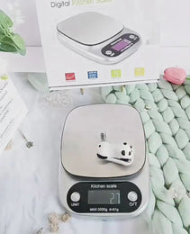 Digital Kitchen Food Diet Scale, Multifunction Weight Balance 22lbs 1g Kitchen Scale Stainless Steel Weighing Scale For Food Diet Postal Balance Measuring