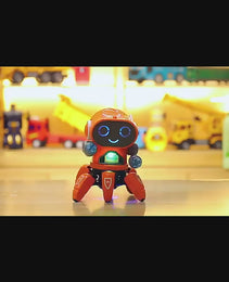 Dance Music 6 Claws Robot Octopus Spider Robots Vehicle Birthday Gift Toys for Children Kids Early Education Baby Toy Boys Girls